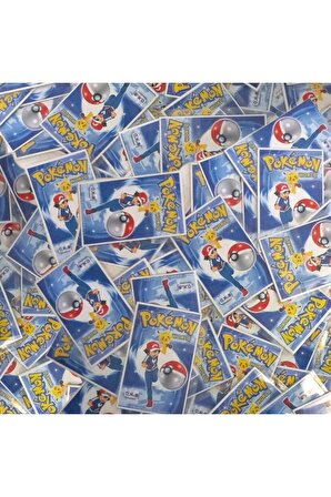 Pokemon World 150 Poşet İçerisinde Toplam 450 Adet Kutulu Eğlencelik Oyun Kartı