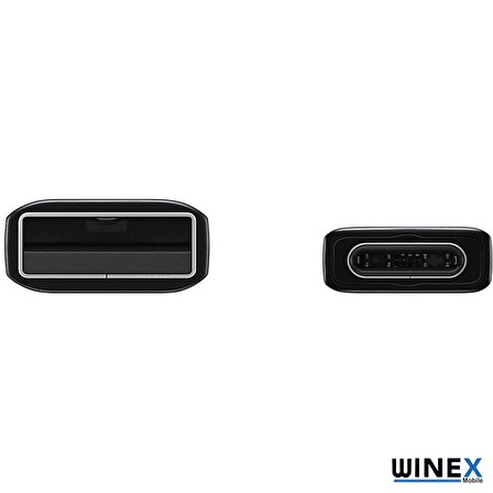 Winex DN930 USBA to Type-C Data ve Şarj Kablosu Siyah