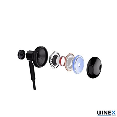 Winex Dual Hibrid Type-C Kulaklık Siyah