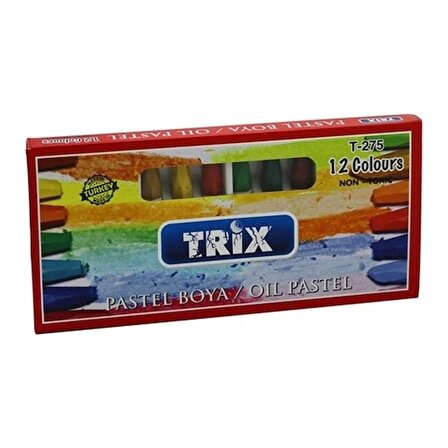 Trix 12 Renk Pastel Boya T-275
