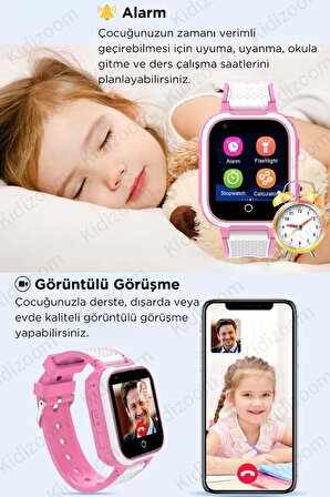 K530 Sim Kartlı Akıllı Çocuk Saati 4G Görüntülü Konuşmalı Konum Takipli Kamera Akıllı Çocuk Saatleri