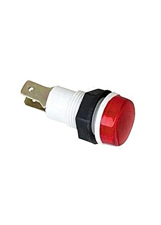 14mm Sinyal Lambası Kırmızı 220 Volt