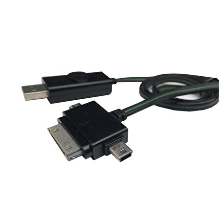 Usb 2.0 to ıpad 4 4s mini usb , mikro usb 3 in 1 kablo
