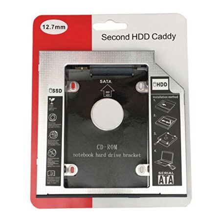 HDD Caddy 12.7mm 2.5" SATA 2nd HDD Caddy