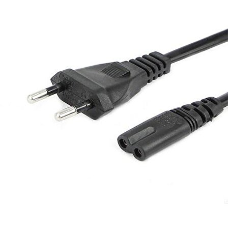 power güç kablosu tv-radyo -notebook adaptör 2 pin teyip fişi