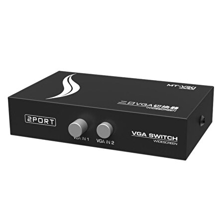 VGA 2 port anahtarlı switch 2 kasa 1 mönitör