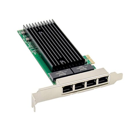 Pcı e 4 port Gigabit ethernet ağ kartı 10/100/1000 Intel 82576