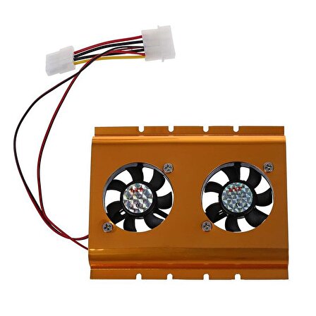 Hard Disk soğutucu fan 3,5" hdd çift fanlı soğutucu