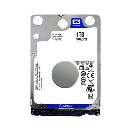 Western Digital Blue WD10SPZX Sata 3.0 5400 RPM 2.5 inç 1 TB Harddisk