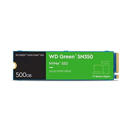 WD Green SN350 WDS500G2G0C 500GB 2400-1500MB/s M.2 SSD Sabit Disk