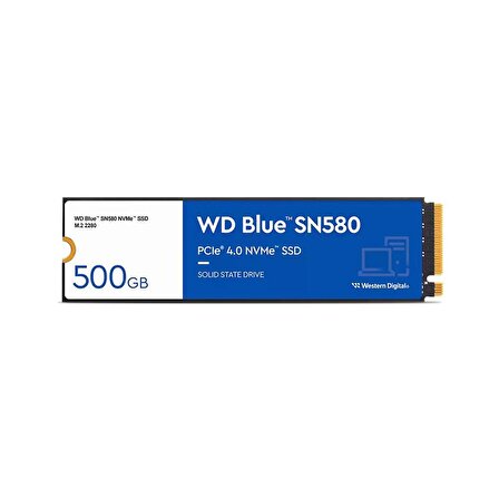 WD Blue SN580 WDS500G3B0E 500GB 4000-3600MB/s M.2 SSD Sabit Disk