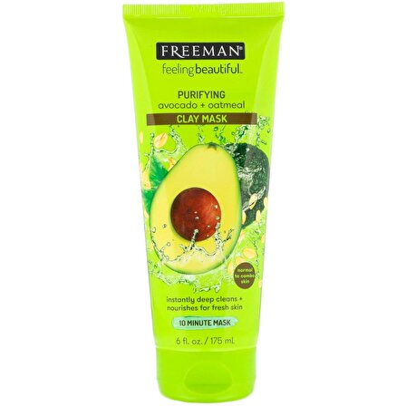 Freeman Avokado ve Yulaf Ezmeli Kil Maskesi 175ML