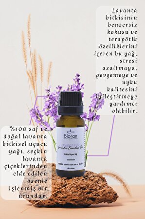 Lavanta Yağı % 100 Saf Bitkisel Uçucu Yağ 20 ml. (Lavender Essential Oil)