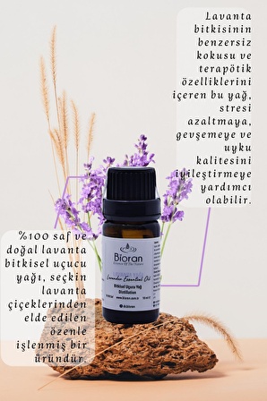 Lavanta Yağı % 100 Saf Bitkisel Uçucu Yağ 10 ml. (Lavender Essential Oil )