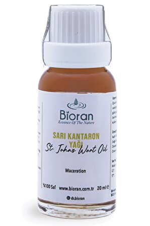 Sarı Kantaron Yağı %100 Saf Bitkisel Yağ 20ml. (St John's Wort Oil)