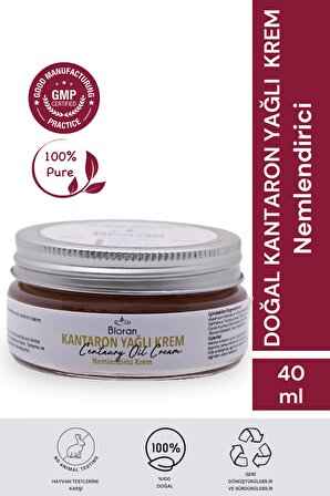 Kantaron Yağlı Yoğun Bakım Kremi 40 ml. %100 Doğal