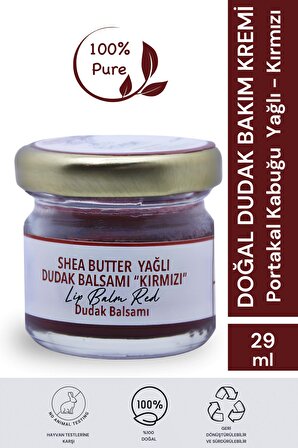 Dudak Bakım Kremi - Lip Balm (Portakal Kabuğu & Shea Butter Yağlı) 29 ml.