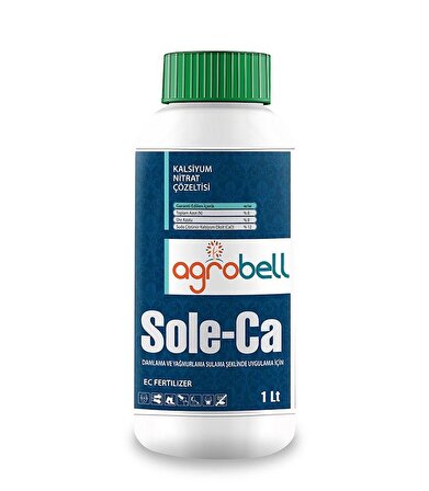 Kalsiyum Gübre Sole-Ca (1 Lt) Sıvı (%12 Kalsiyum İçeriği)1,5 KG