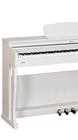 Valler PM70 88 Tuşlu Beyaz Dijital Piyano ( Kulaklık Hediyeli )