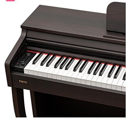 Valler PM70 88 Kahve Tuşlu Dijital Piyano ( Kulaklık Hediyeli )