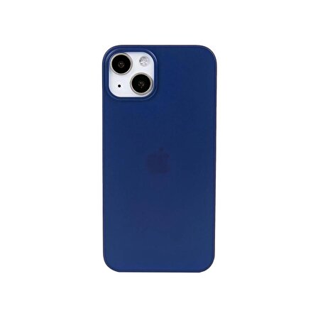 iPhone 15 Ultra İnce Telefon Kılıfı Mavi