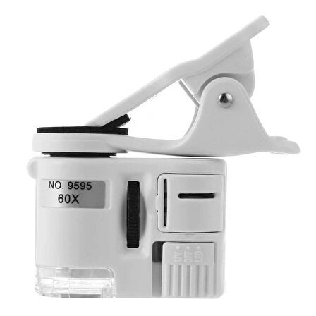 DailyTech 60X Mini Taşınabilir Büyüteç Mikroskop Cep telefon Uyumlu