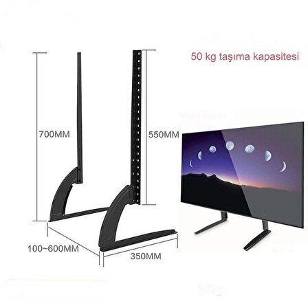 DailyTech 32-75" LCD LED Sabit Ekran Evrensel Masaüstü Tv Standı