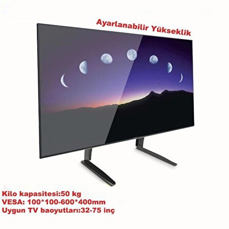 DailyTech 32-75" LCD LED Sabit Ekran Evrensel Masaüstü Tv Standı
