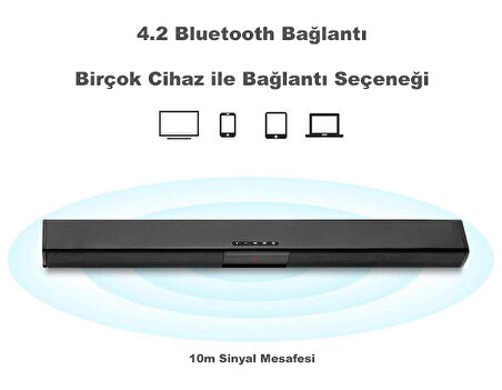 DailyTech 20W Ses Çubuğu Bluetooth SoundBar Speaker hoparlör