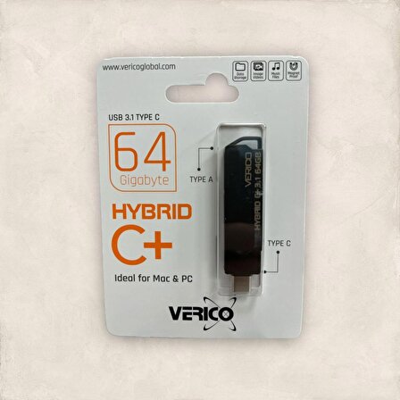 Verico 64 GB Usb Type C Flash Bellek