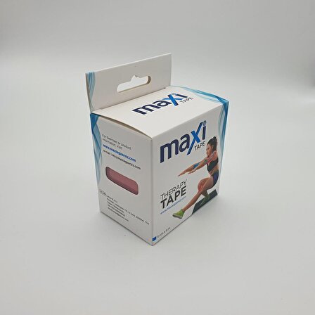 Maxi Sporcu Bandı Kinesio Tape Kırmızı Renk