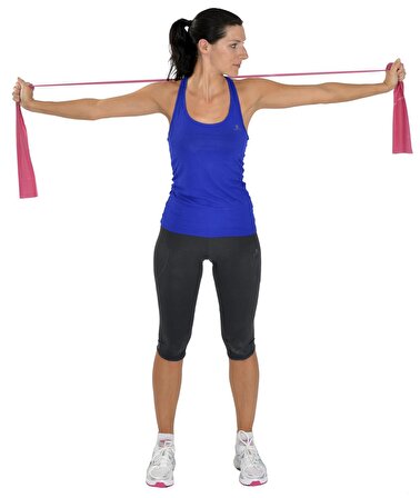 Yoga & Pilates Egzersiz Bandı Kırmızı Renk 1 Metre