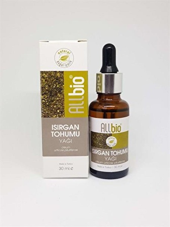 Allbio Isırgan Tohumu Yağı (30 ml)