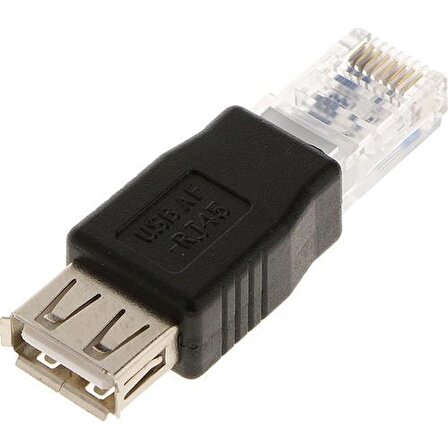 RJ45 Erkek to USB Dişi Ethernet Yönlendirici Çevirici Dönüştürücü Adaptörü
