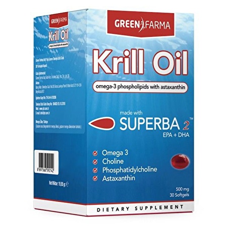 Green Farma Krill Oil 30 Softgel