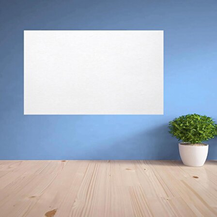 BUFFER® Ders Çalışma Yazı Tahtası Manyetik Duvar Stickerı 2li Şeffaf+Beyaz 100x60 cm