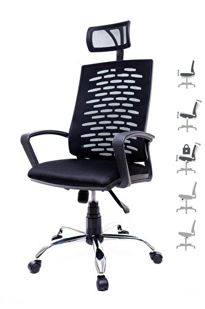 GREY EVO Ev ve Ofis Çalışma Sandalyesi Oyuncu Koltuğu Bilgisayar Sandalyesi