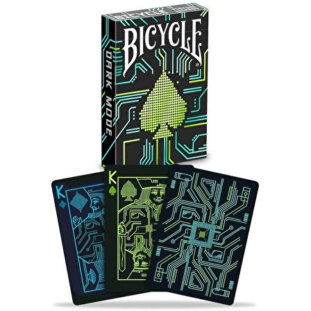 Bicycle Dark Mode Premium Oyun Kağıdı iskambil Kartları Destesi