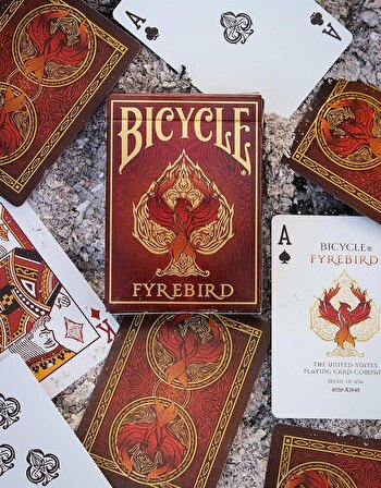 Bicycle Fyrebird Koleksiyonluk İskambil Oyun Kağıdı Kartları