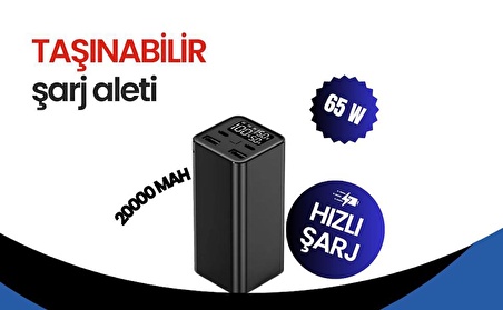 Cosmostech 20000 mAh Hızlı Şarj Powerbank