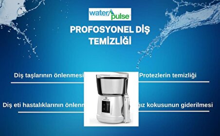 Waterpulse Wp-v700plus-w Water Flosser Profesyonel, Masajlı, 1000ml Diş/protez Bakım Ve Ağız Duşu Beyaz