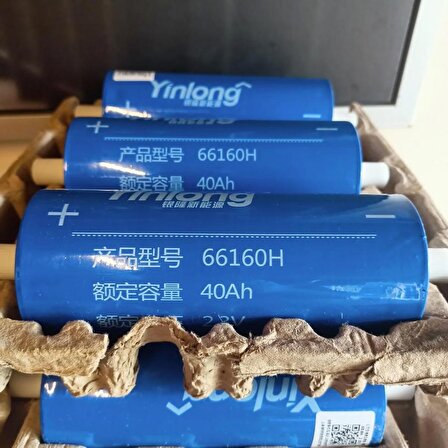 Yinlong LTO66160H – 2.3V 40 Ah Lithium Titanate Şarjlı Pil