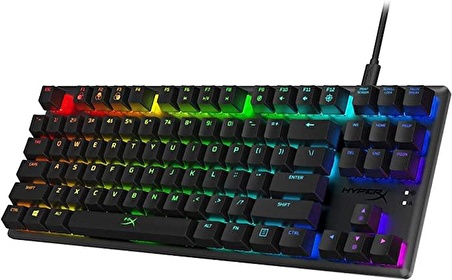 HyperX Alloy Origins Core Mekanik Gaming Klavye Red HX-KB7 Siyah