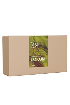 Antep Fıstıklı Sade Lokum 700gr