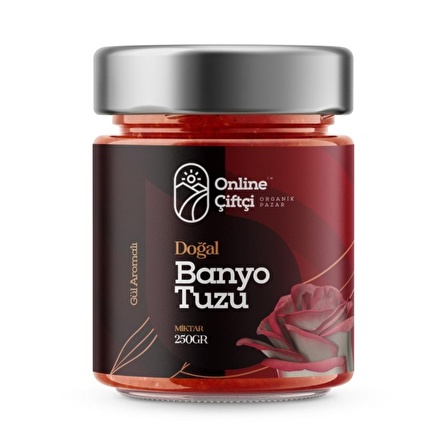 Banyo Tuzu Gül Aromalı 250Gr