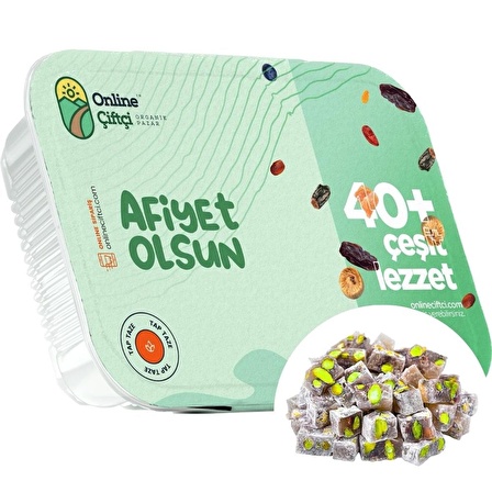 Antep Fıstıklı Çifte Kavrulmuş Lokum 250Gr