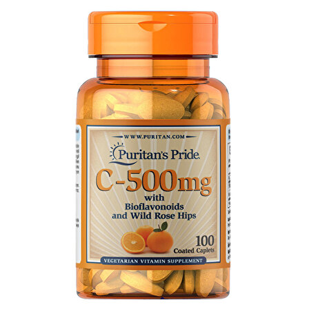 Puritan's Pride Vitamin C-500 Mg 100 Tablet - AROMASIZ