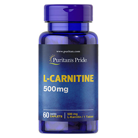 Puritan's Pride L-Carnitine 500 Mg 60 Tablet - AROMASIZ