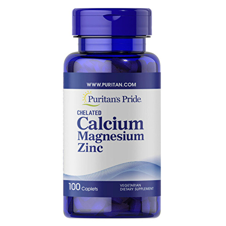 Puritan's Pride Calcium Magnesium Zinc 100 Tablet - AROMASIZ