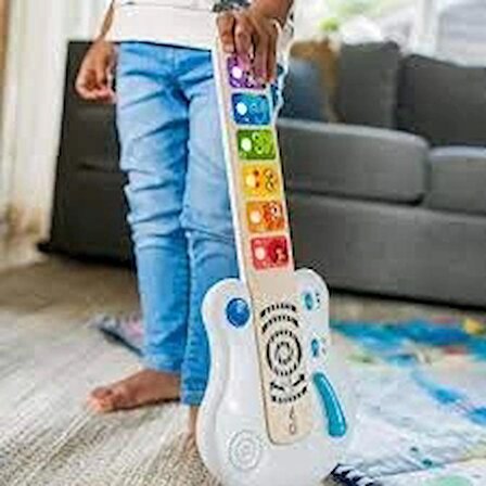 BABY Einstein,  Ahşap Gitar Işıklı Seli Dokunmatik Elektronik Müzik Aletleri, 6 Ay ve Üzeri Çocuklar için Aktivite ve Duyusal Oyuncak